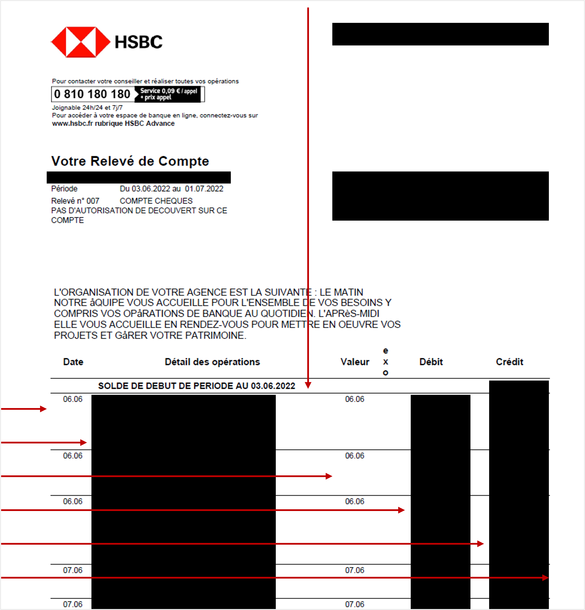 Example of a financial statement (anonymized)